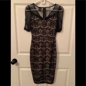 Fire los angeles  Black Lace Dress Womens XS
